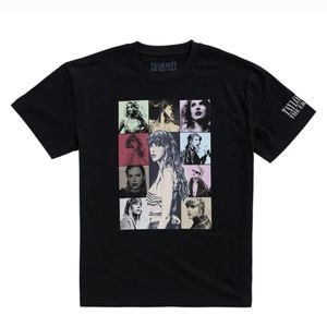 Taylor Swift Limited Edition The Eras Tour US Dates Black T-Shirt XL GREAT PRICE